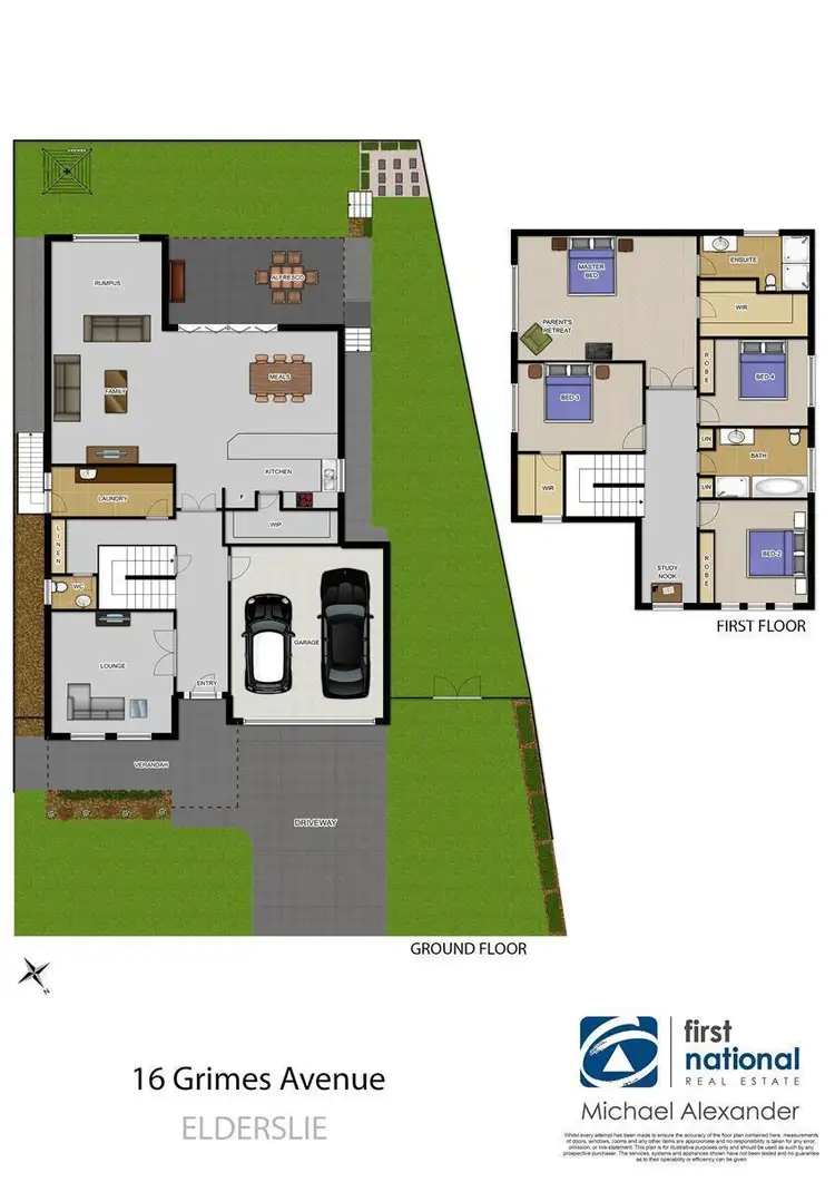 Floorplan of Homely house listing, 16 Grimes Avenue, Elderslie NSW 2570