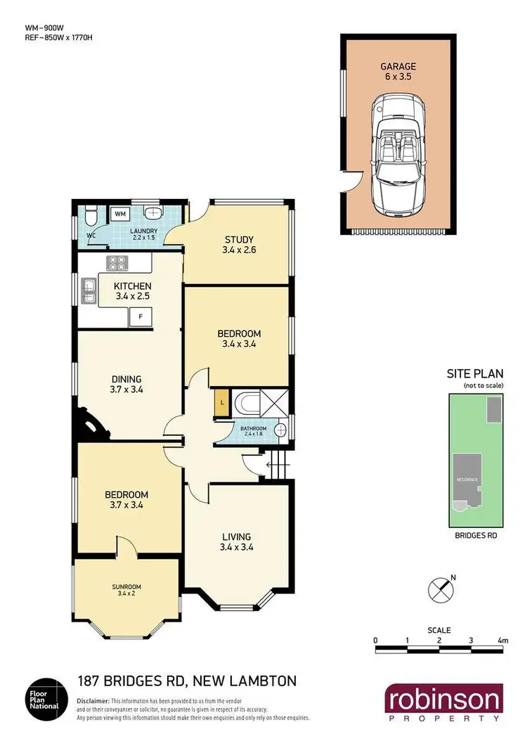 Floorplan of Homely house listing, 187 Bridges Road, New Lambton NSW 2305
