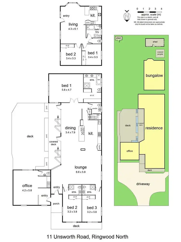 Floorplan of Homely house listing, 11 Unsworth Road, Ringwood North VIC 3134