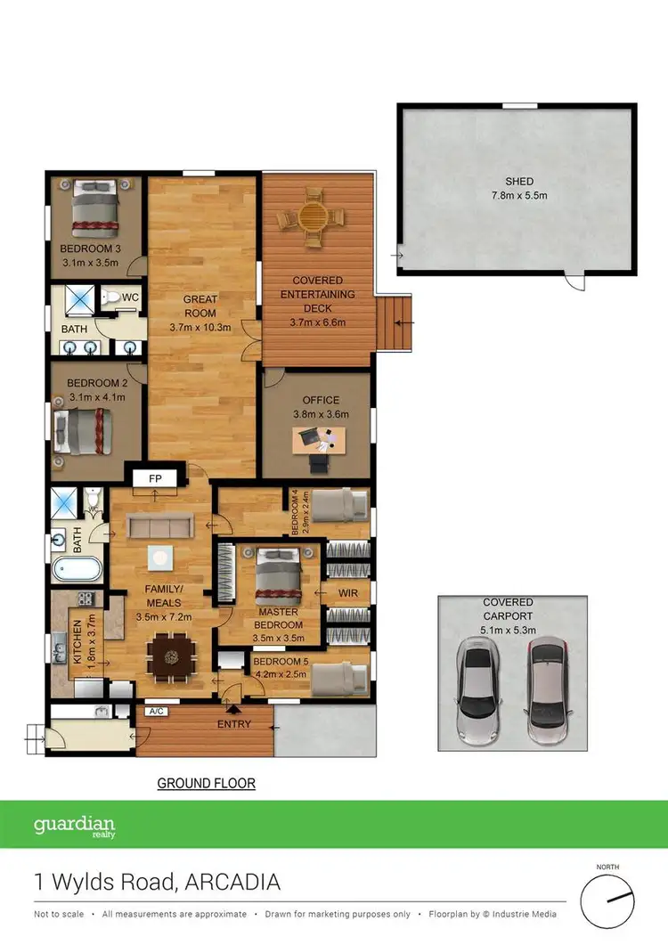 Floorplan of Homely house listing, 1 Wylds Road, Arcadia NSW 2159