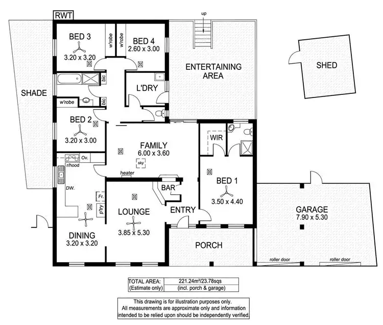 Floorplan of Homely house listing, 15 Thermopylae Crescent, Hallett Cove SA 5158