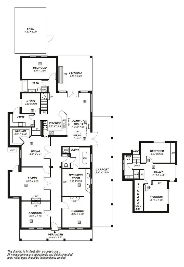 Floorplan of Homely house listing, 60 Seafield Avenue, Kingswood SA 5062