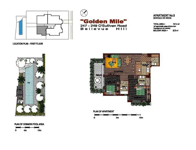Floorplan of Homely apartment listing, 8/247 O'Sullivan Road, Bellevue Hill NSW 2023