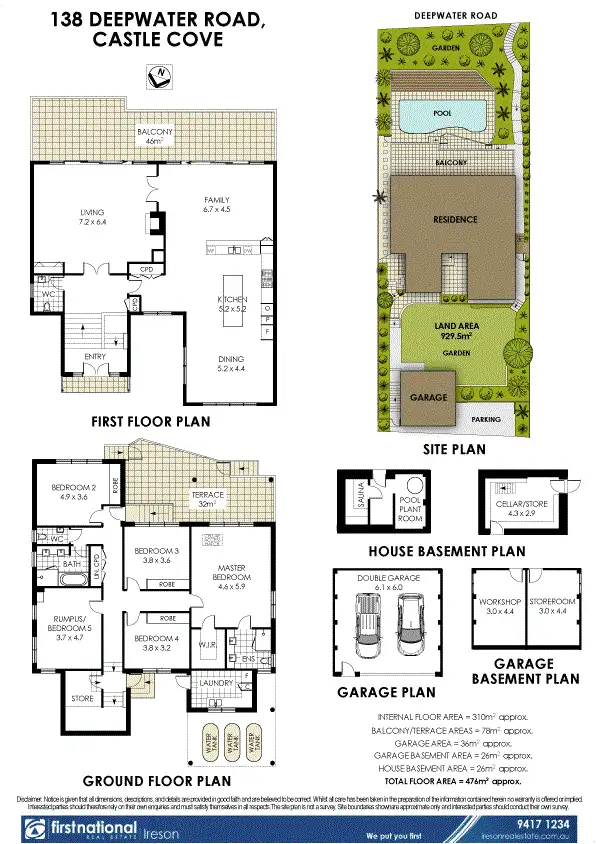 Floorplan of Homely house listing, 138 Deepwater Road, Castle Cove NSW 2069