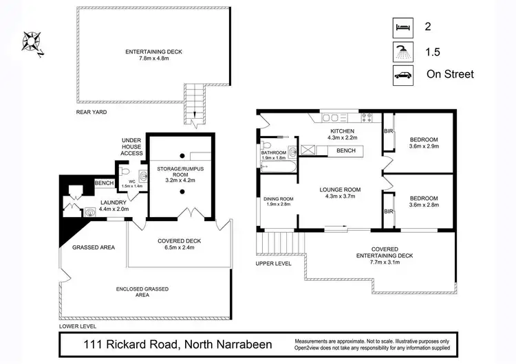 Floorplan of Homely house listing, 111 Rickard Road, North Narrabeen NSW 2101