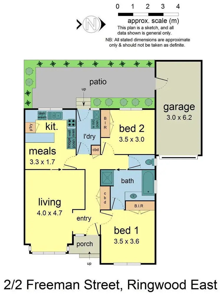 Floorplan of Homely unit listing, 2/2 Freeman Street, Ringwood East VIC 3135