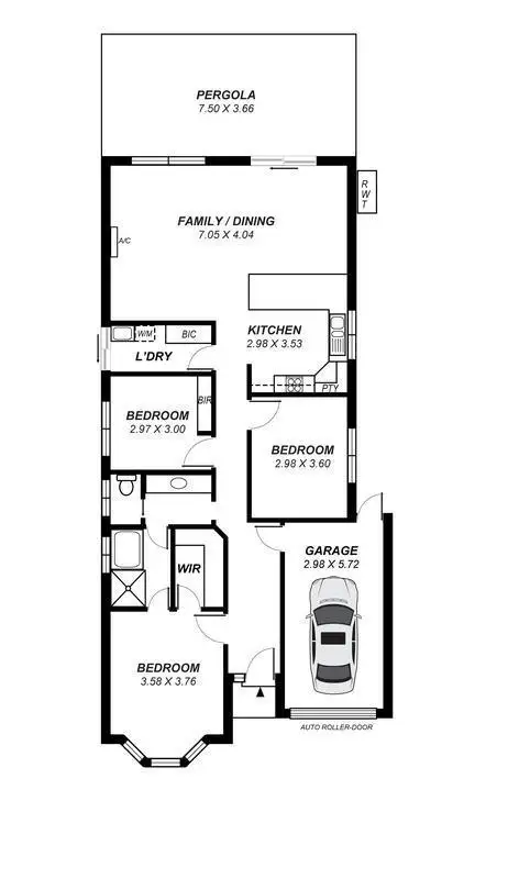 Floorplan of Homely house listing, 22 Dover Street, Blair Athol SA 5084