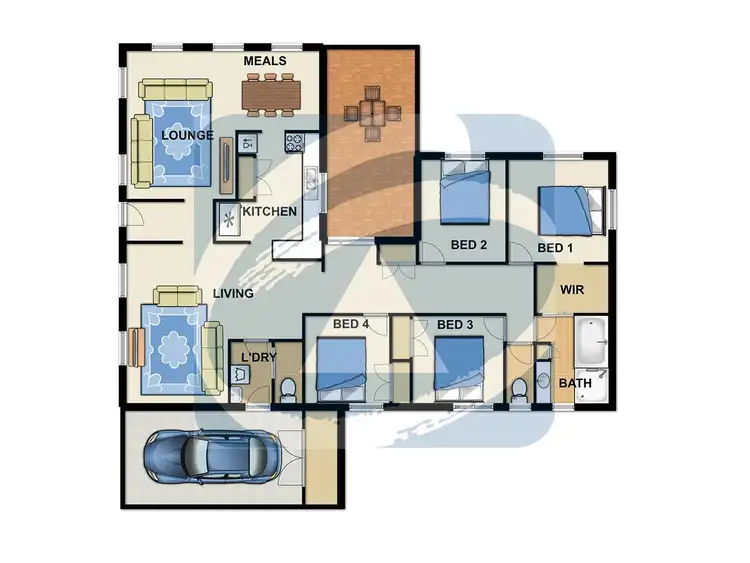 Floorplan of Homely house listing, 31 Ellendale Crescent, Daisy Hill QLD 4127