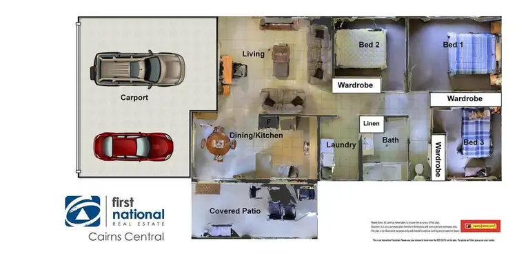 Floorplan of Homely house listing, 1 and  2/2 Nindii Close, Edmonton QLD 4869
