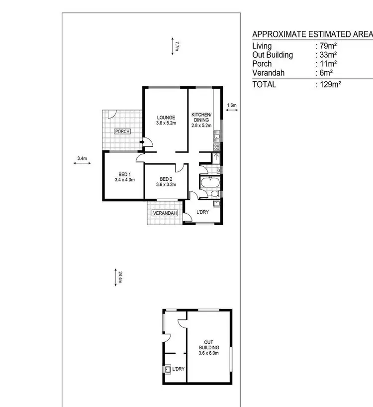 Floorplan of Homely house listing, 9 Gladstone Avenue, Kilburn SA 5084