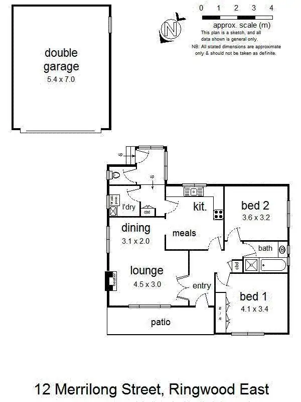 Floorplan of Homely house listing, 12 Merrilong Street, Ringwood East VIC 3135
