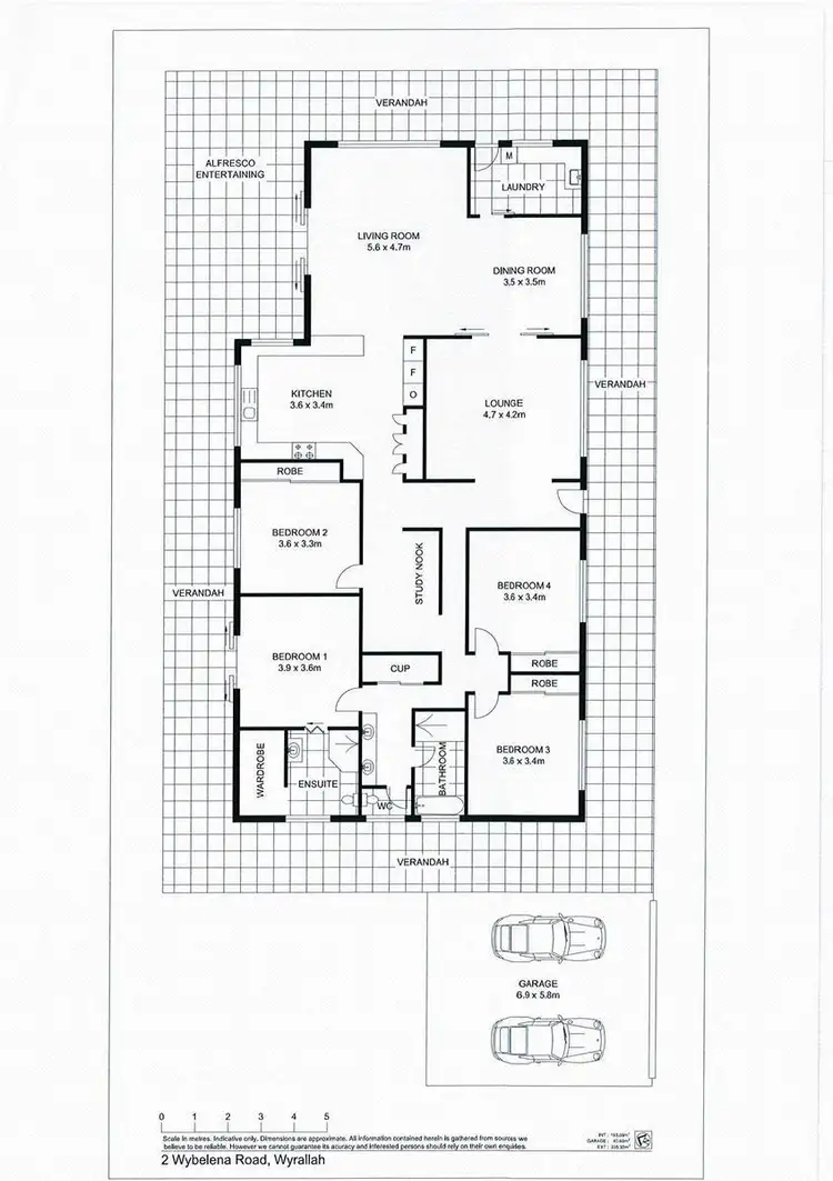 Floorplan of Homely house listing, 2 Wybelena Road (Cnr Wybelena Rd & Tregeagle Rd), Wyrallah NSW 2480