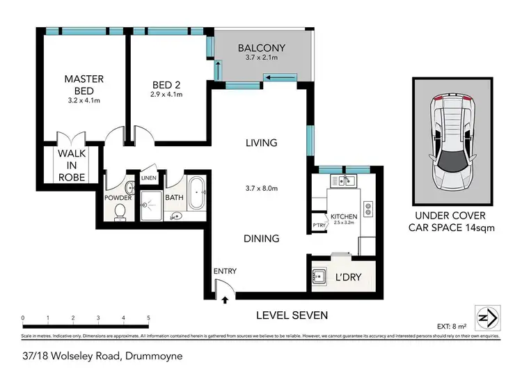 Floorplan of Homely apartment listing, 37/18 Wolseley Street, Drummoyne NSW 2047