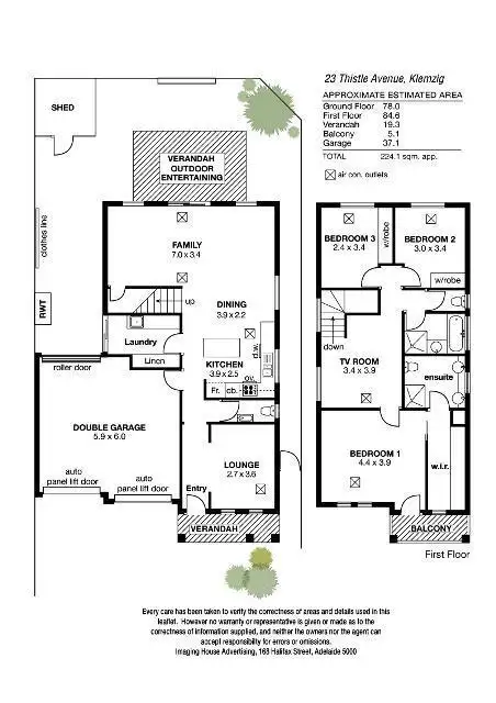 Floorplan of Homely house listing, 23 Thistle Avenue, Klemzig SA 5087