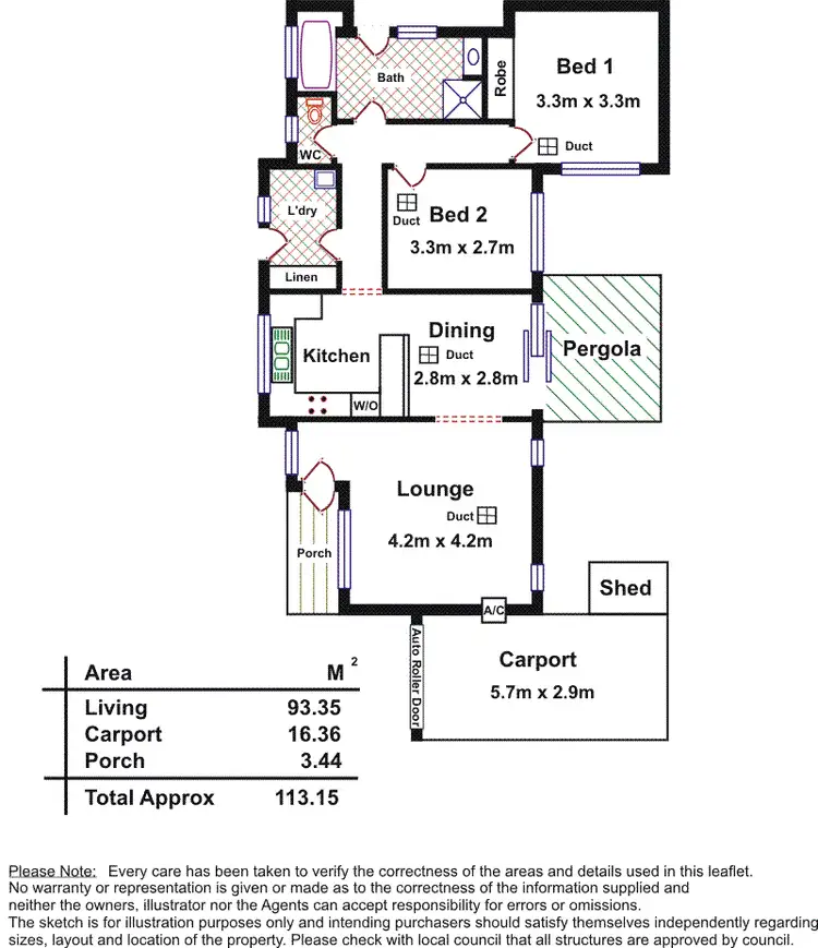Floorplan of Homely unit listing, 2/ 21 Hepburn Street, Broadview SA 5083