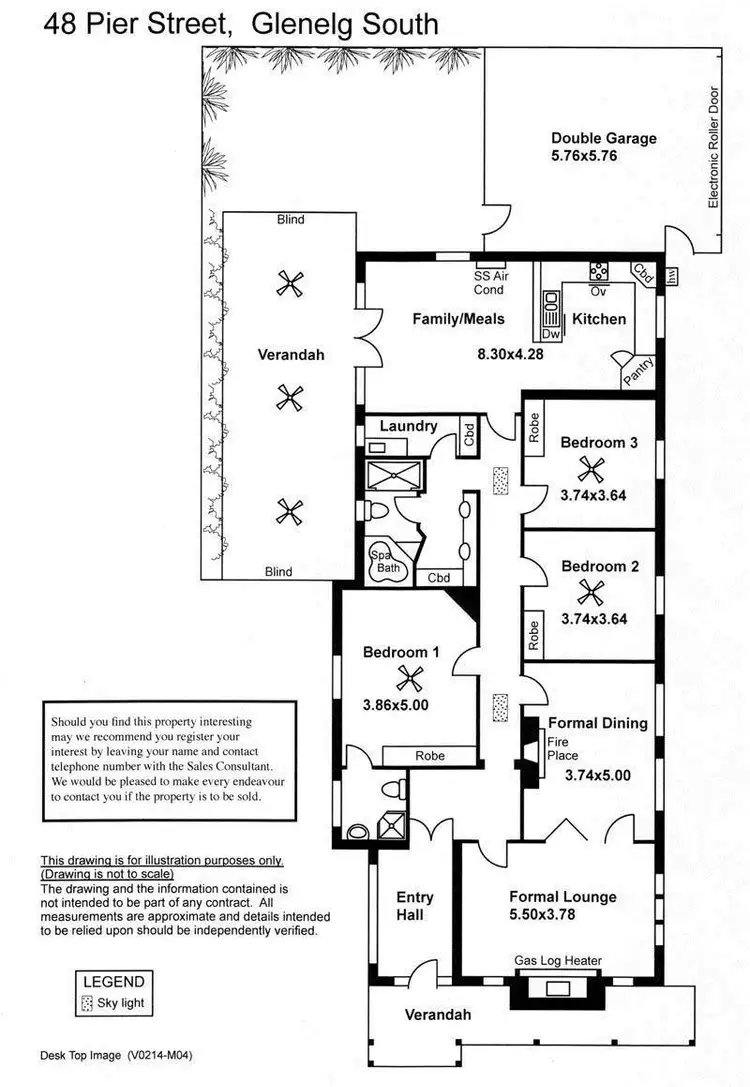 Floorplan of Homely house listing, 48 Pier Street, Glenelg South SA 5045