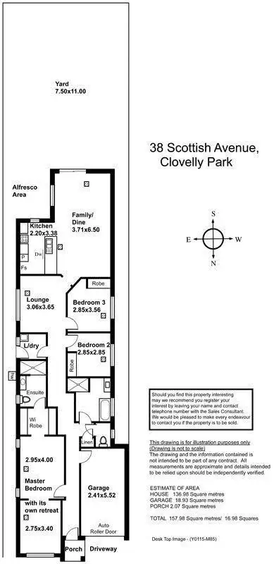 Floorplan of Homely house listing, 38 Scottish Avenue, Clovelly Park SA 5042