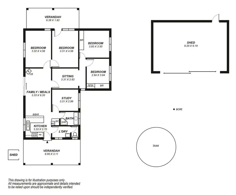 Floorplan of Homely house listing, 207 Upper Sturt Road, Upper Sturt SA 5156