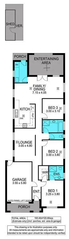 Floorplan of Homely house listing, 21 Hawker Avenue, Plympton Park SA 5038