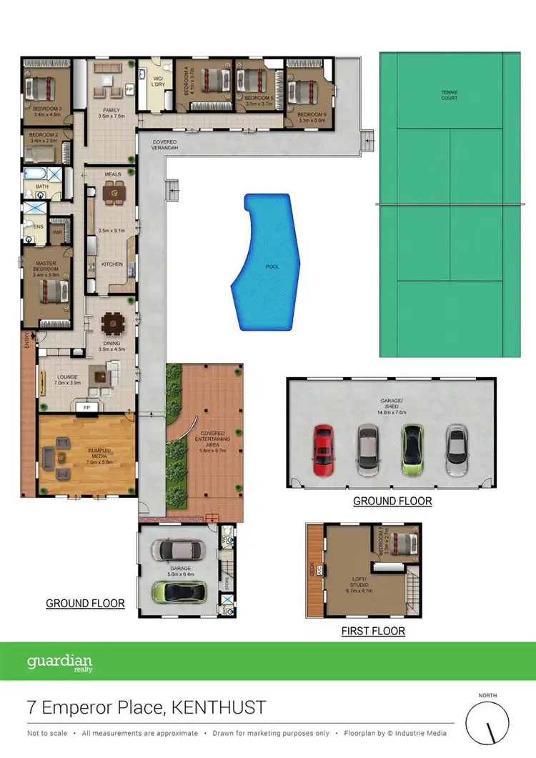 Floorplan of Homely house listing, 7 Emperor Place, Kenthurst NSW 2156