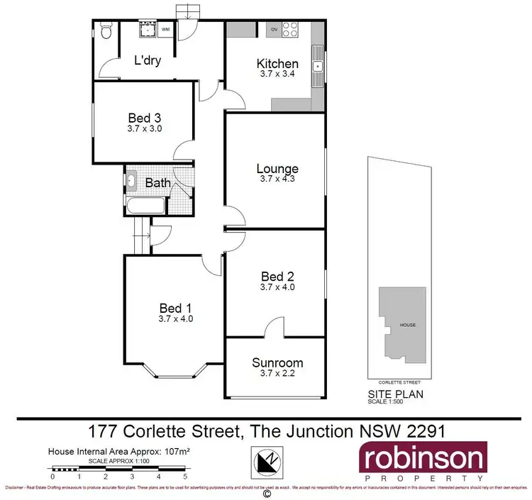 Floorplan of Homely house listing, 177 Corlette Street, The Junction NSW 2291
