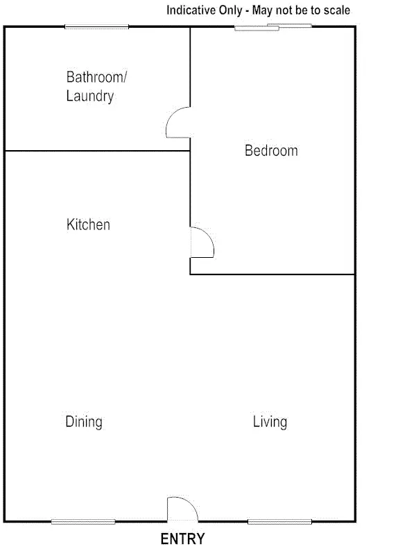 Floorplan of Homely unit listing, 2/57 Head Street, Braitling NT 870
