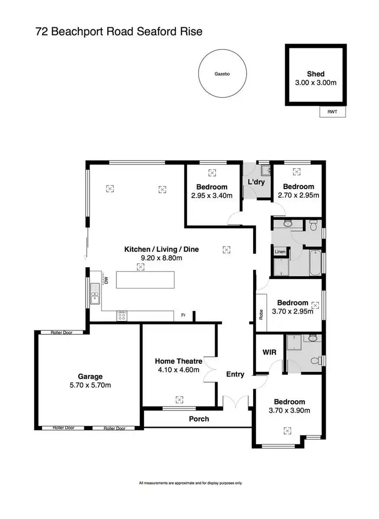 Floorplan of Homely house listing, 72 Beachport Road, Seaford Rise SA 5169