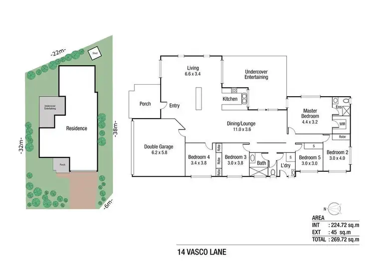 Floorplan of Homely house listing, 14 Vascoe Lane, Kirwan QLD 4817