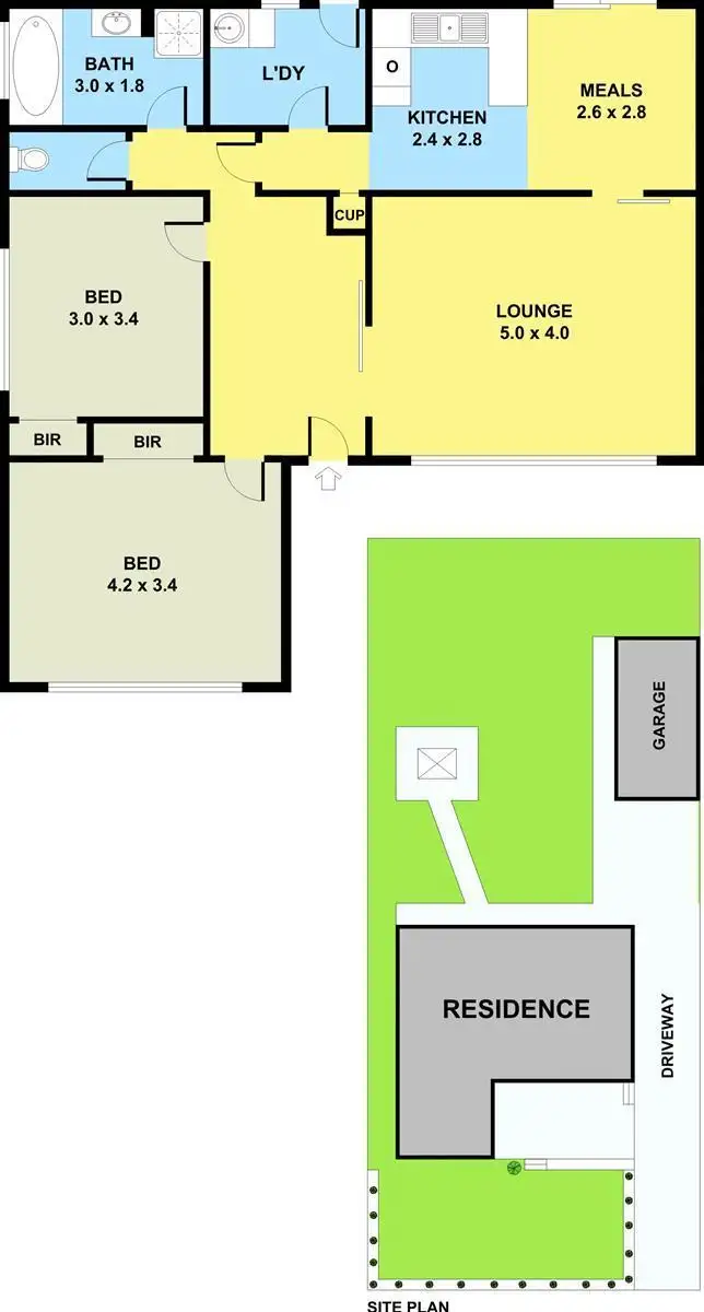 Floorplan of Homely house listing, 4 President Road, Albanvale VIC 3021