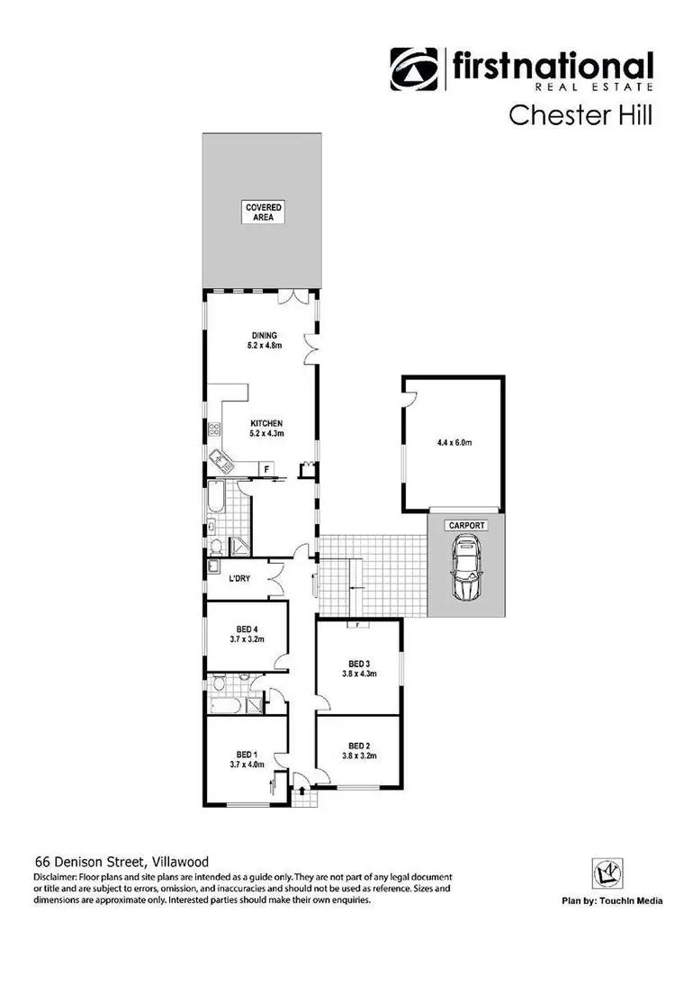 Floorplan of Homely house listing, 66 Denison Street, Villawood NSW 2163