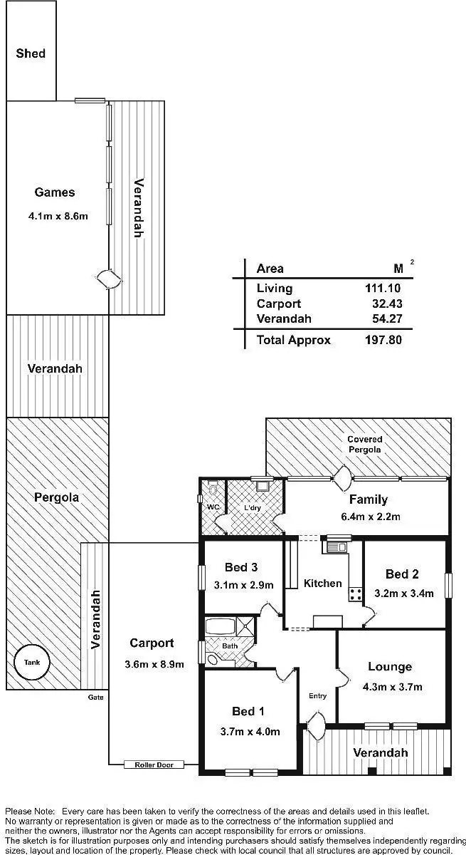 Floorplan of Homely house listing, 24 Cavendish Avenue, Devon Park SA 5008