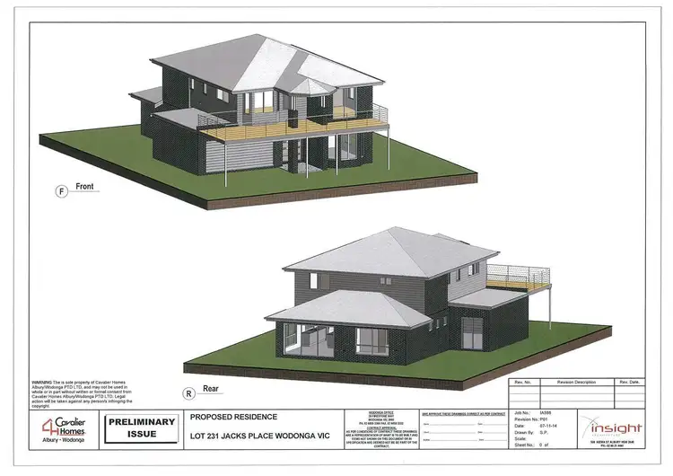 Floorplan of Homely land listing, 4 Jacks Place, Wodonga VIC 3690