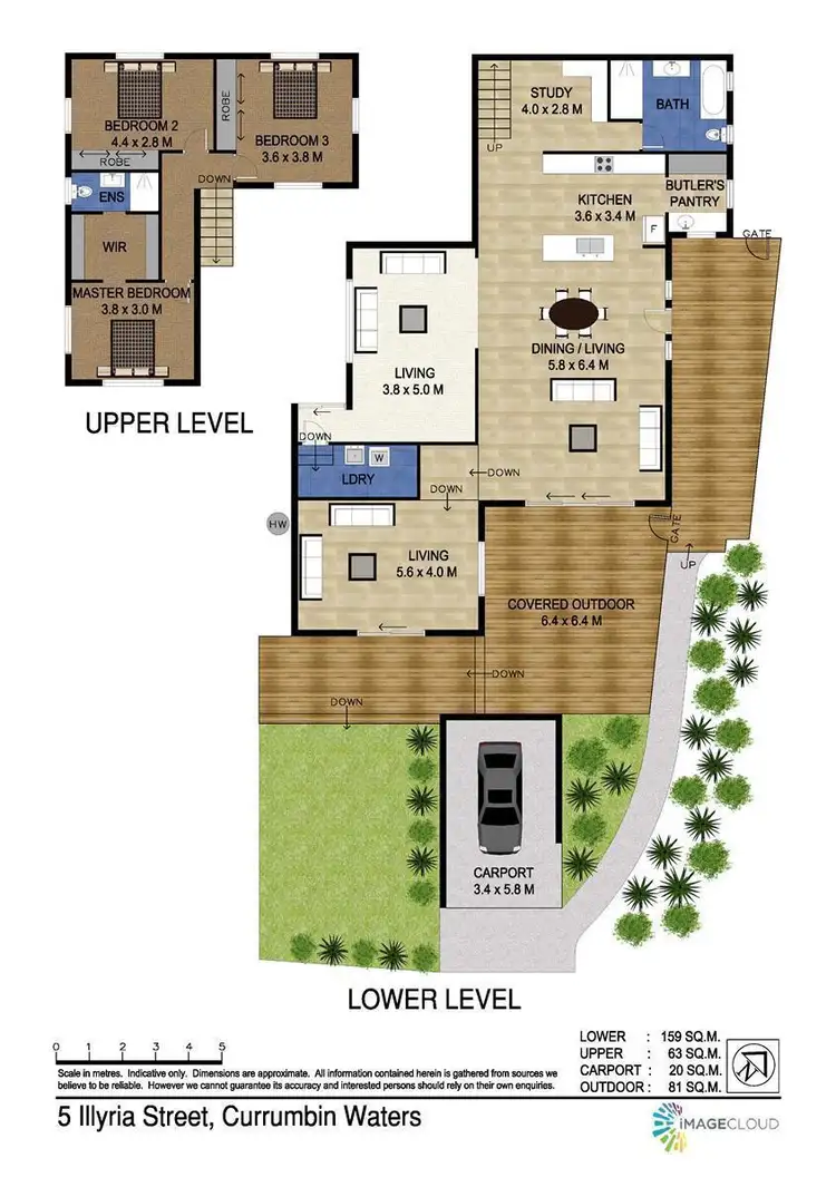 Floorplan of Homely house listing, 5 Illyria Street, Currumbin Waters QLD 4223