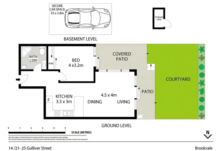 Floorplan of Homely unit listing, 14/21-25 Gulliver Street, Brookvale NSW 2100