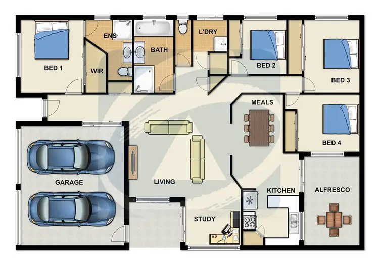 Floorplan of Homely house listing, 9 Boardwalk Avenue, Meadowbrook QLD 4131
