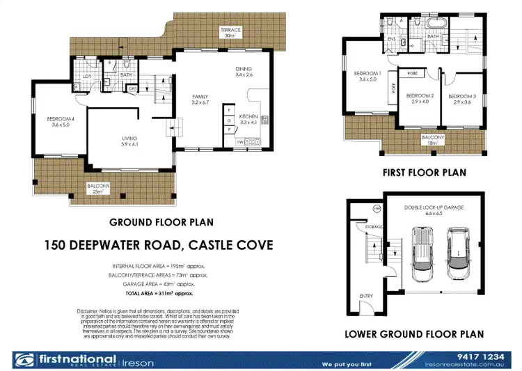 Floorplan of Homely house listing, 150 Deepwater Road, Castle Cove NSW 2069