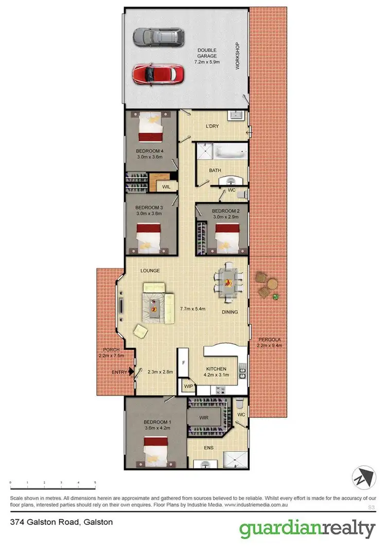 Floorplan of Homely house listing, 374 Galston Road, Galston NSW 2159