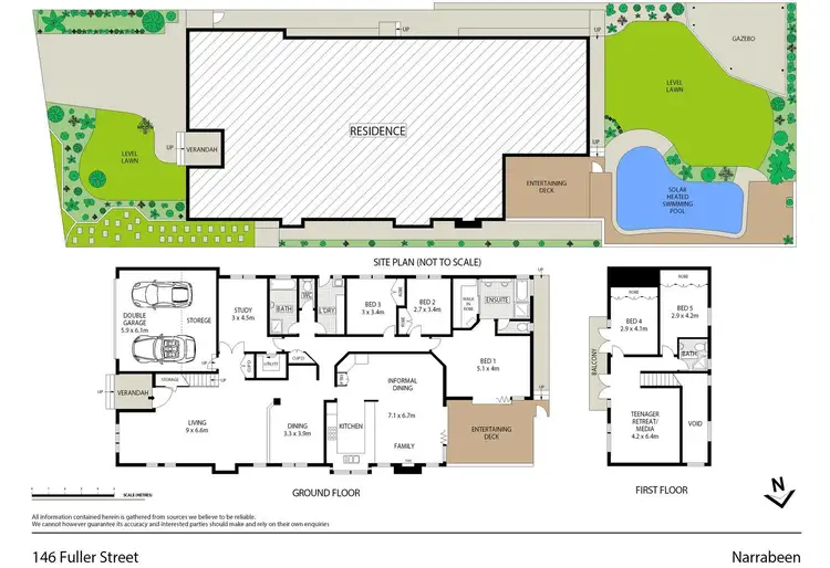 Floorplan of Homely house listing, 146 Fuller Street, Narrabeen NSW 2101