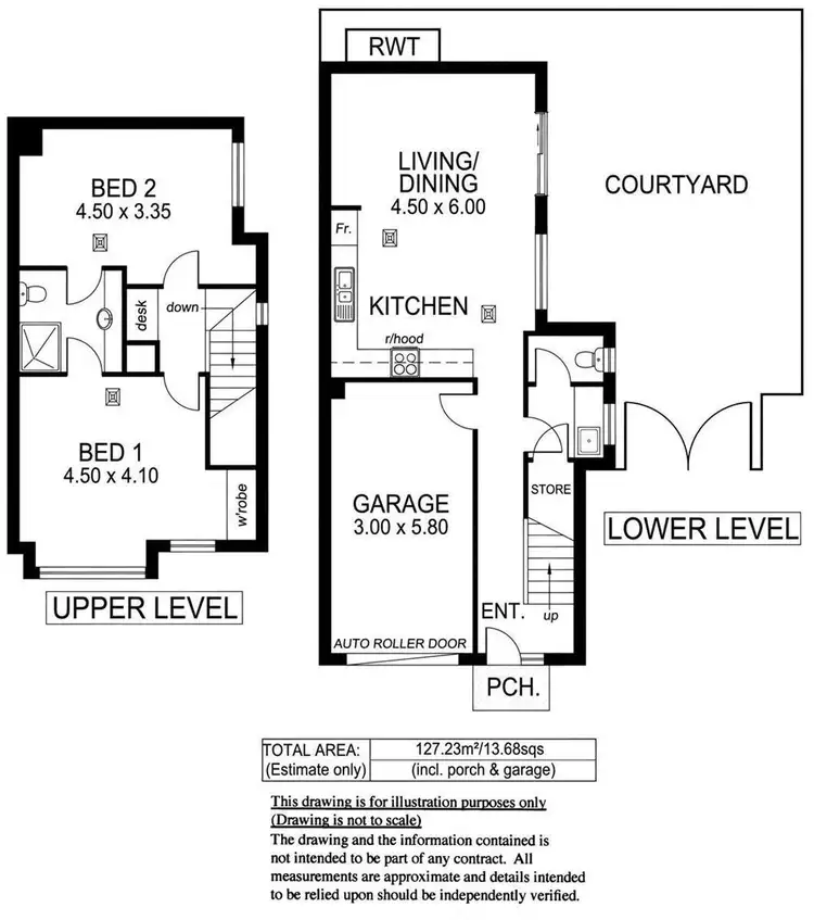 Floorplan of Homely house listing, 9b Albany Crescent, Oaklands Park SA 5046