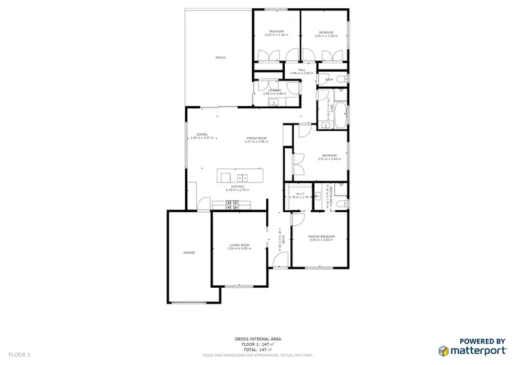 Floorplan of Homely house listing, 21 Stephanie Street, Mildura VIC 3500