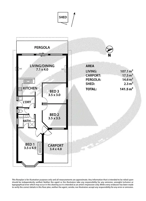 Floorplan of Homely house listing, 11a Davis Court, Mount Barker SA 5251