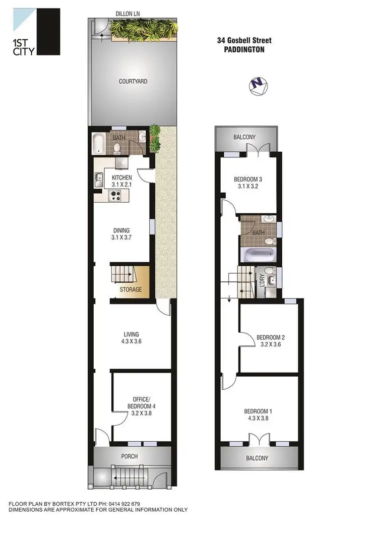 Floorplan of Homely house listing, 34 Gosbell Street, Paddington NSW 2021