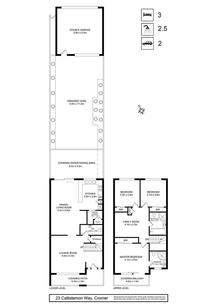 Floorplan of Homely townhouse listing, 23 Callistemon Way, Warriewood NSW 2102