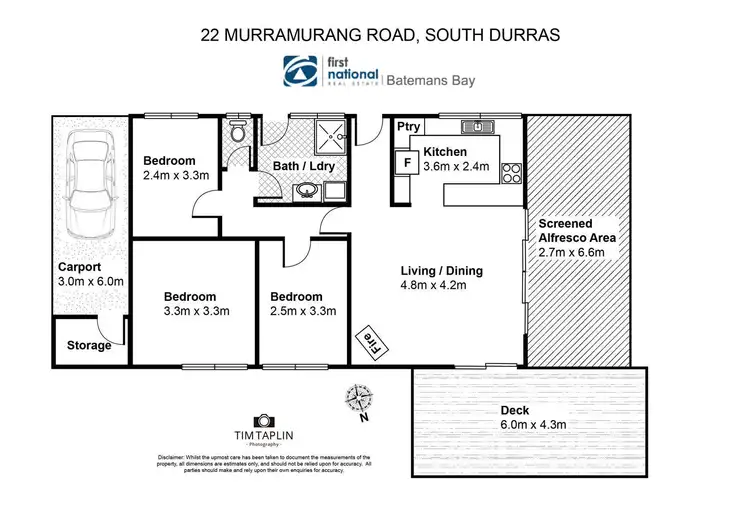 Floorplan of Homely house listing, 22 Murramarang Crescent, South Durras NSW 2536