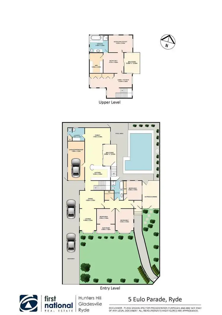 Floorplan of Homely house listing, 5 Eulo Parade, Ryde NSW 2112