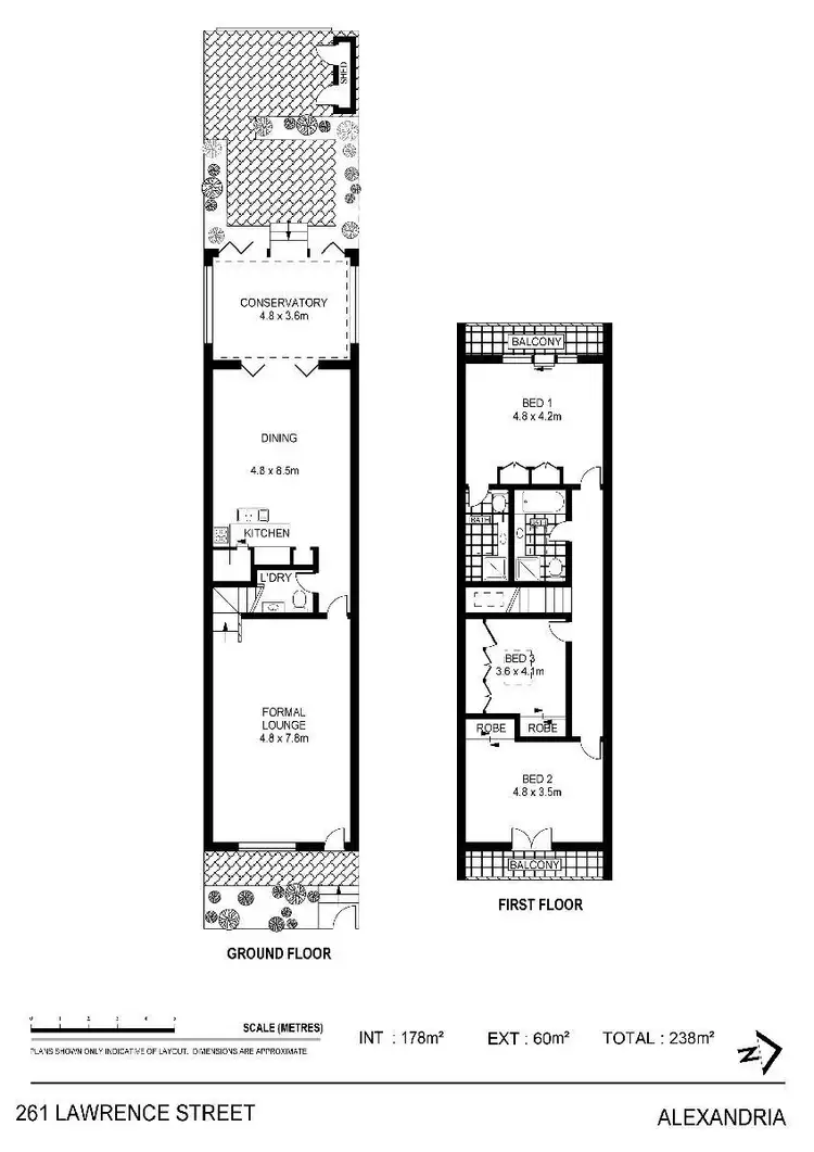 Floorplan of Homely house listing, 261 Lawrence Street, Alexandria NSW 2015
