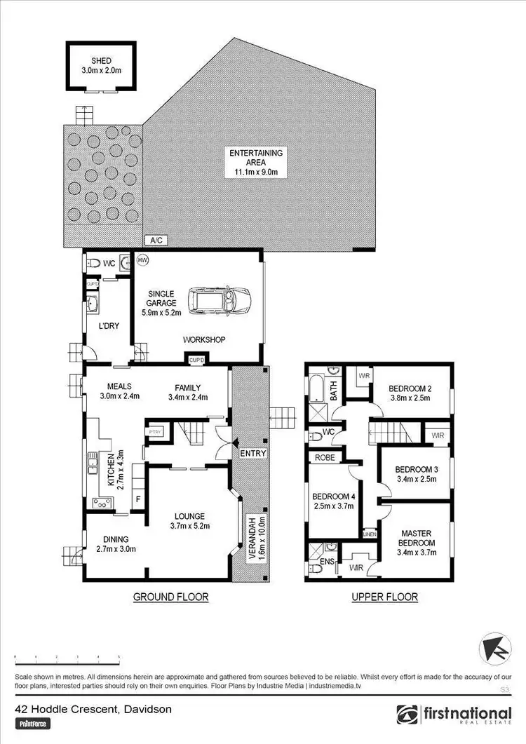 Floorplan of Homely house listing, 42 Hoddle Crescent, Davidson NSW 2085