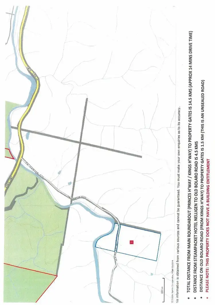 Floorplan of Homely land listing, LOT 15/15 Old Bolaro Road, Nelligen NSW 2536