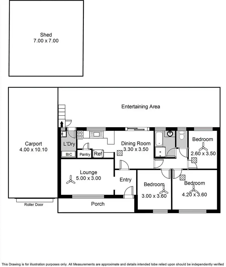 Floorplan of Homely house listing, 22 Holly Rise, Hackham West SA 5163