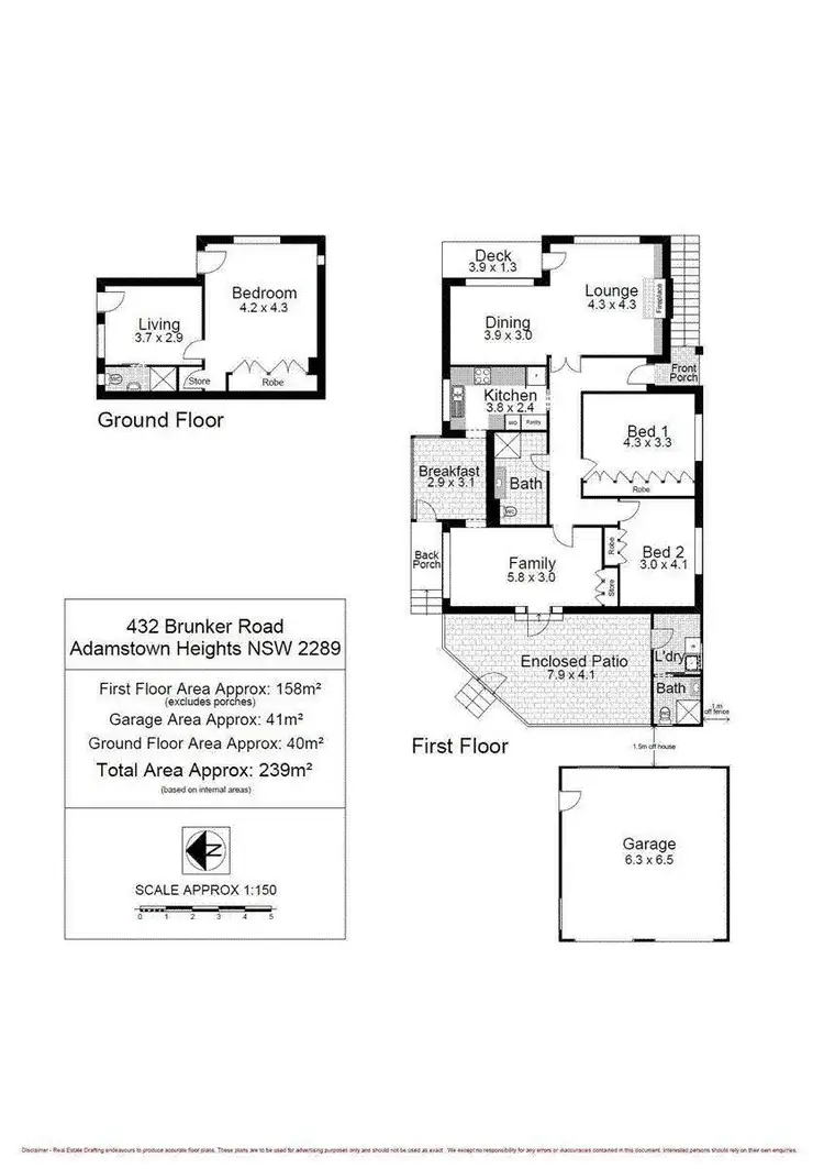Floorplan of Homely house listing, 432 Brunker Road, Adamstown Heights NSW 2289